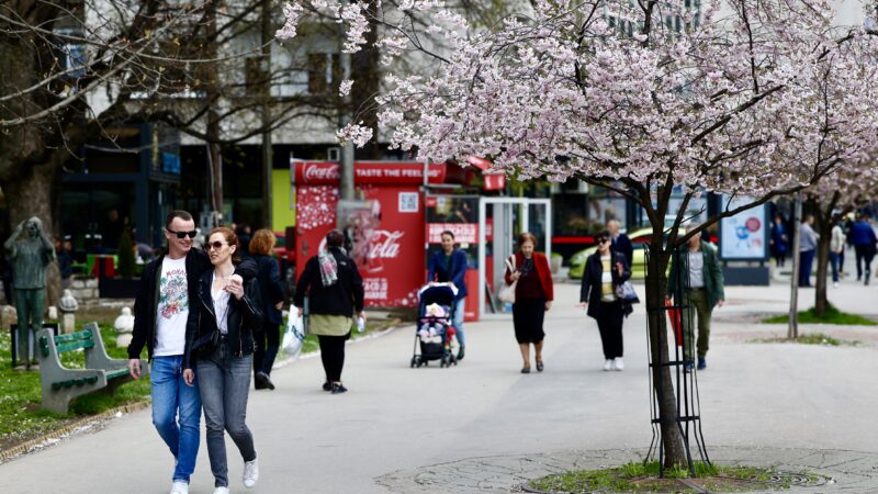 Danas sunčano, od utorka oblačno sa kišom