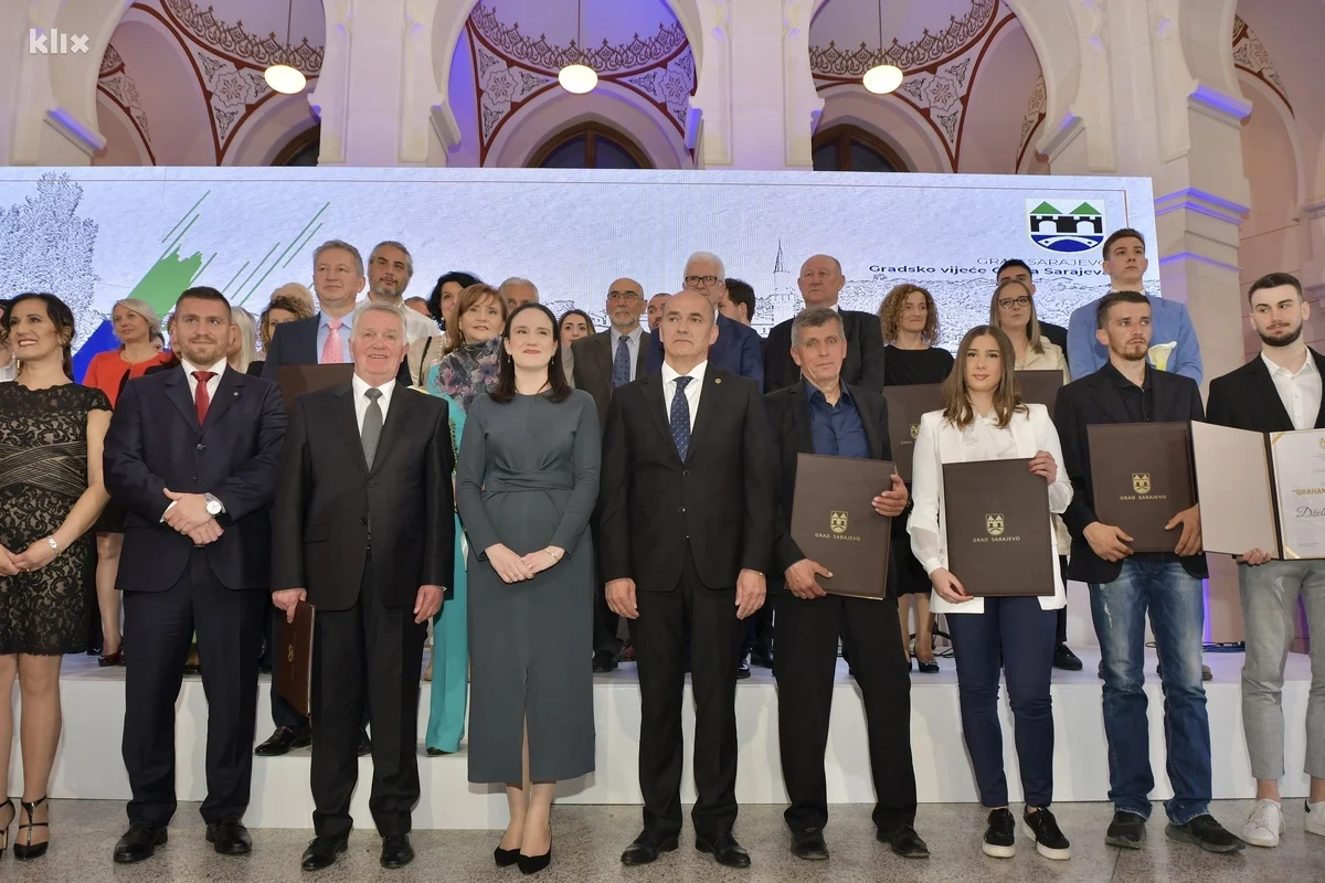 Dodijeljene Šestoaprilske nagrade na svečanoj sjednici Gradskog vijeća Sarajeva