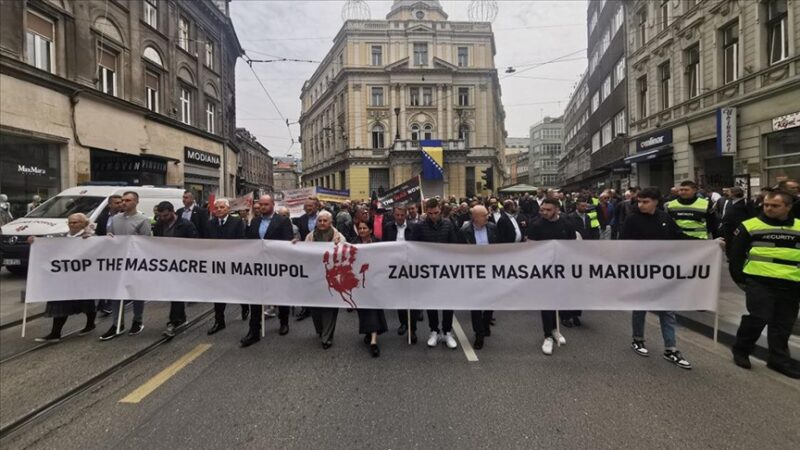 U Sarajevu skup podrške Ukrajini i ukrajinskom narodu: Zaustavite masakr u Mariupolju