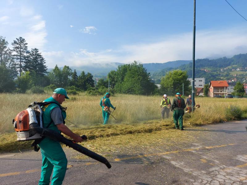 Počela velika akcija čišćenja na području opštine Vogošća
