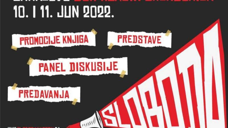 Otvaranje festivala ‘Sloboda narodu’ 10. juna u Sarajevu
