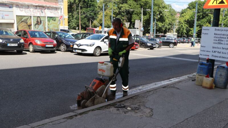 Nastavlja se završna faza rekonstrukcije saobraćajnice u ulicama Hamdije Kreševljakovića i Trg Austrije