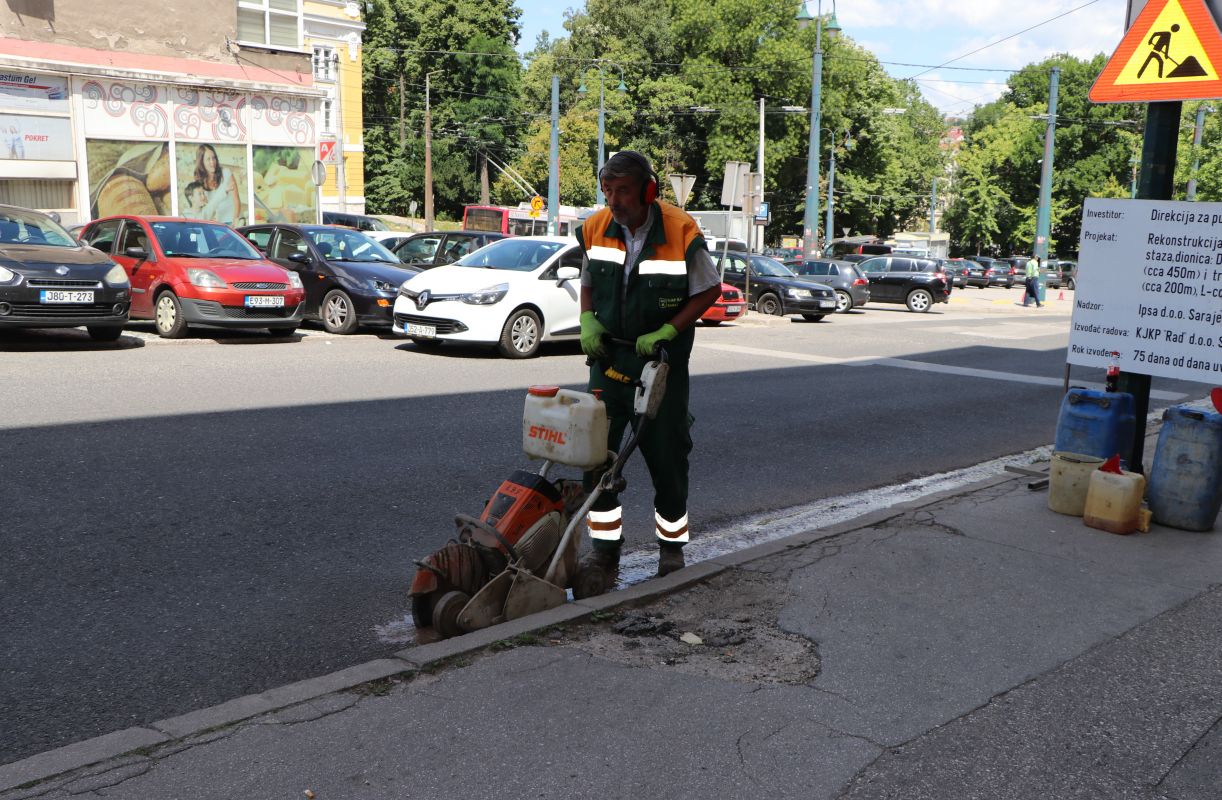 Nastavlja se završna faza rekonstrukcije saobraćajnice u ulicama Hamdije Kreševljakovića i Trg Austrije