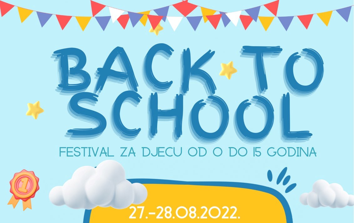 Dječiji festival “Back to school” ovaj vikend prekoputa Vijećnice
