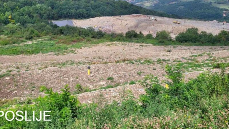 Na deponiji Smiljevići sanirana ploha na kojoj su vršena iskopavanja i traženje nestalih osoba