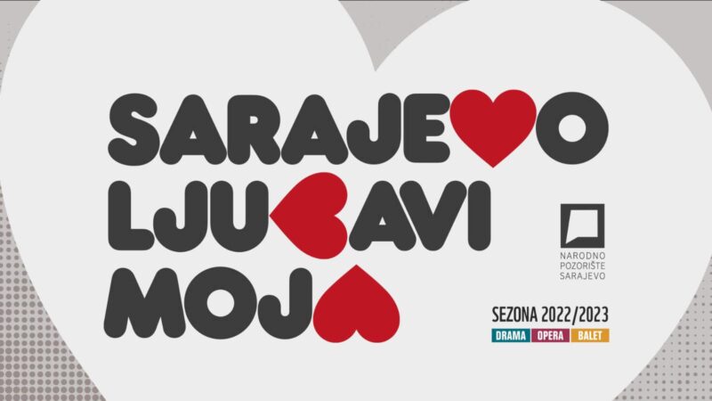 Ispred Narodnog pozorišta će večeras biti održan koncert “Sarajevo ljubavi moja”