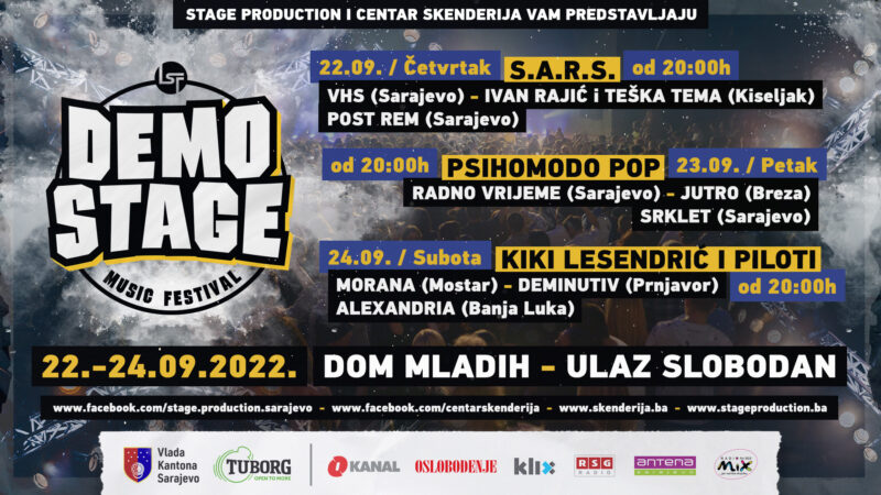 Još jedan muzički festival u Sarajevu: Demo Stage za kraj septembra