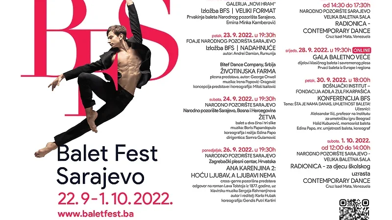 U četvrtak počinje Balet Fest Sarajevo, uživajte u raznovrsnom programu