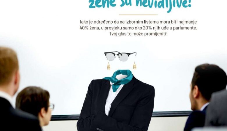 Sarajevski otvoreni centar provodi kampanju “I kad malo bolje pogledaš, žene su nevidljive”