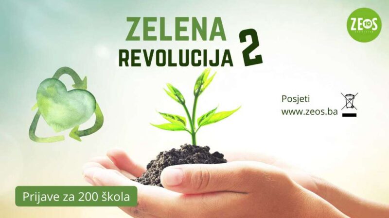 Započeo projekat Zelena revolucija 2, škole se mogu prijaviti do kraja mjeseca