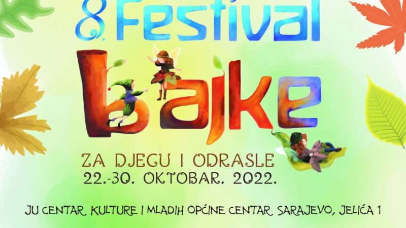 Osmi Festival bajke za djecu i odrasle počinje sutra u Sarajevu