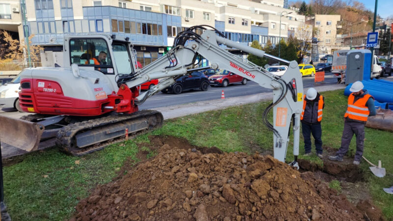 Započeli radovi na rekonstrukciji vodovodne i kanalizacione mreže u Kranjčevićevoj ulici