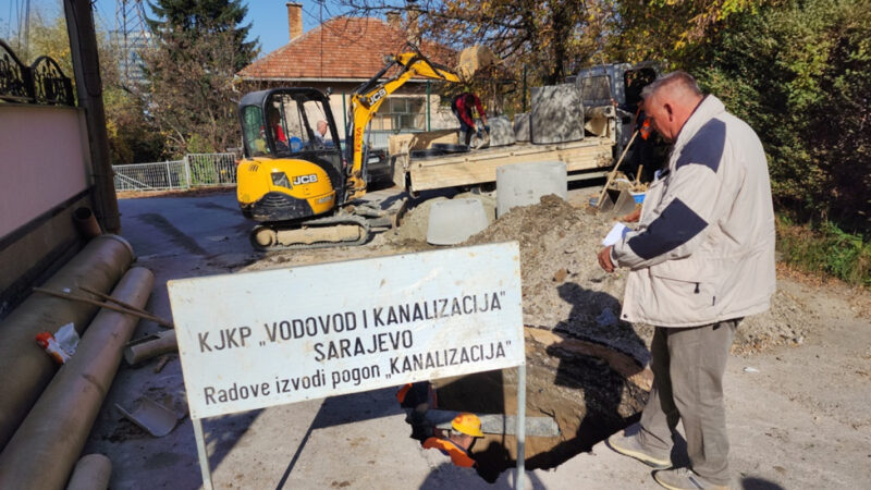 Započeli radovi na rekonstrukciji kanalizacione mreže u ulici Borak