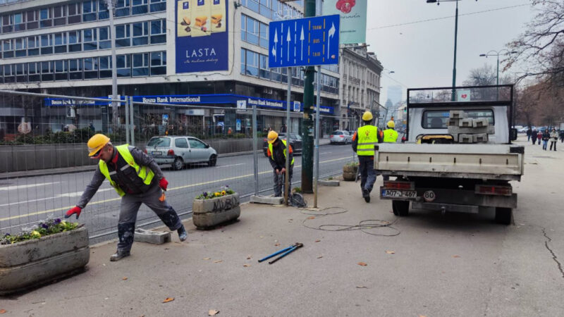 Započeli pripremni radovi na realizaciji projekta “Pješačka zona – Sarajevski ćilim”