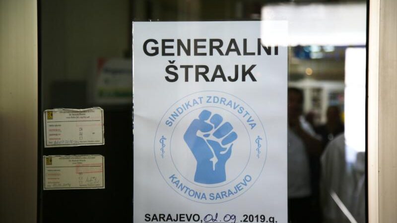 Sindikat radnika u zdravstvu u KS za 23. januar najavio polusatni štrajk upozorenja
