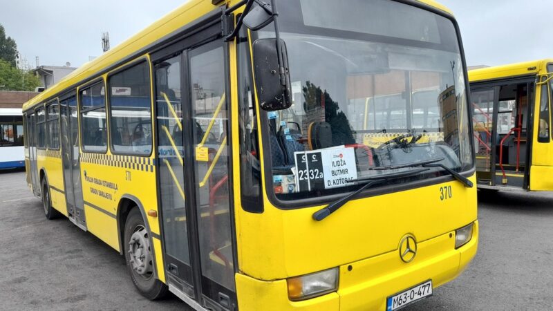 Trasa autobuske linije Ilidža – Butmir – Kotorac biće izmijenjena od 1. do 25. aprila