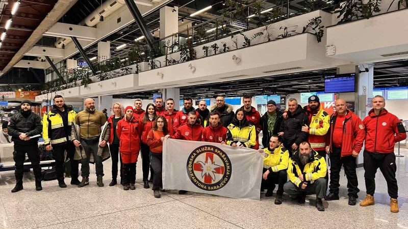Druga grupa spasilaca GSS-a iz Kantona Sarajevo večeras otputovala za Tursku