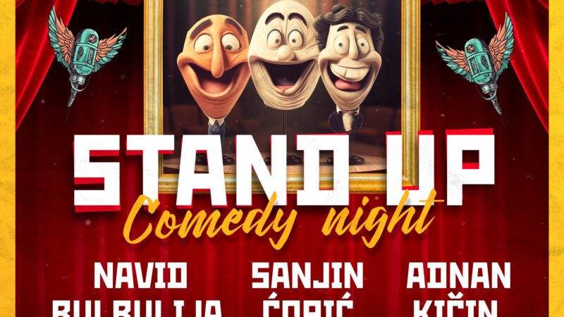 Veče stand up komedije 1. aprila u Domu mladih