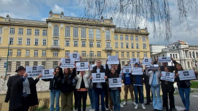 Sarajevski učenici šetnjom obilježili Svjetski dan borbe protiv rasizma i Svjetski dan voda