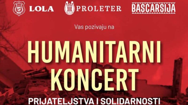 Humanitarni koncert prijateljstva i solidarnosti za Tursku i Siriju sutra u Domu mladih