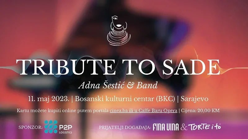 Jedinstveni muzički događaj u Sarajevu 11. maja: Tribute to Sade nastupa u BKC-u