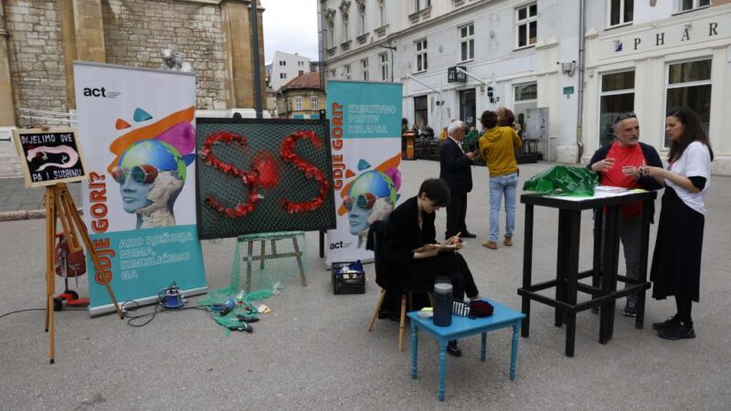 Aktivisti Fondacije Act i umjetnici obilježili Dan planete Zemlje, ukazali na probleme