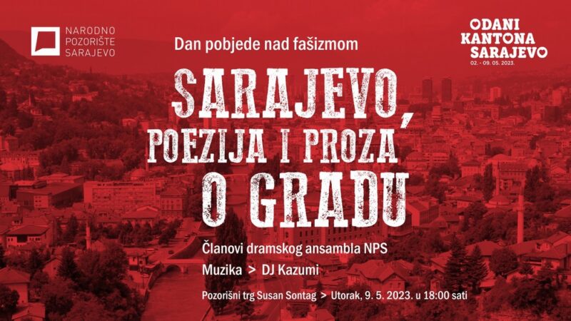 Dramski ansambl Narodnog pozorišta izvodi specijalni program posvećen Sarajevu