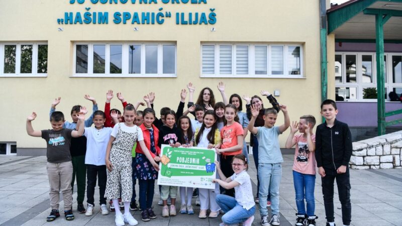 Srednja škola primijenjenih umjetnosti i OŠ Hašim Spahić pobijedili u prikupljanju otpada