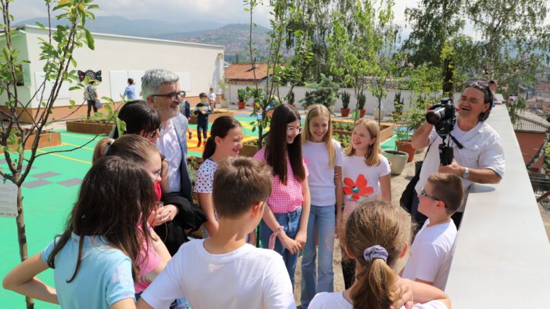 Prvi krovni vrt u Sarajevu na objektu Osnovne škole “Hasan Kikić”
