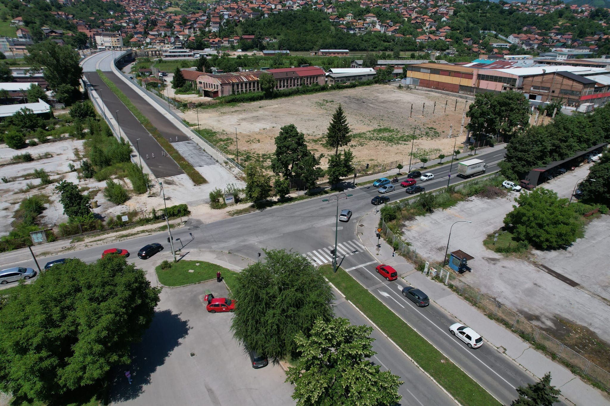 Kreće izgradnja kružne raskrsnice na spoju IX transverzale i ulica Džemala Bijedića i Ive Andrića