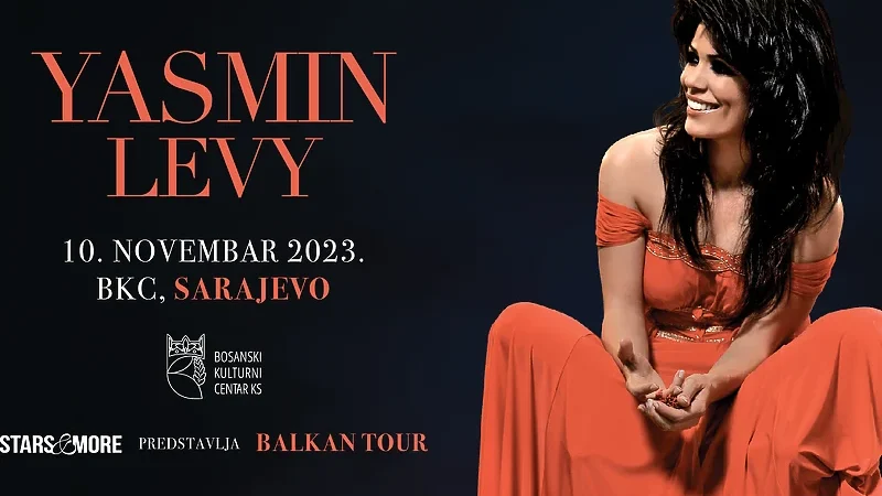 Muzička diva Jasmin Levi stiže u Sarajevo: 10. novembra nastupa u BKC-u