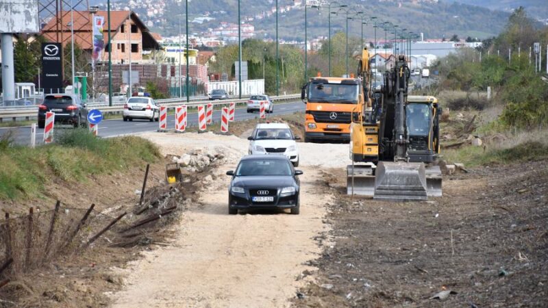 Počeli radovi: Brza cesta dobija i uključnu traku u naselju Osjek