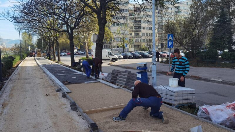 U toku izgradnja šetališta i biciklističke staze pored Miljacke, na dionici Otoka – Hrasno