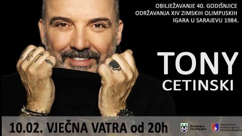 Koncert Tonyja Cetinskog povodom 40. godišnjice ZOI u Sarajevu