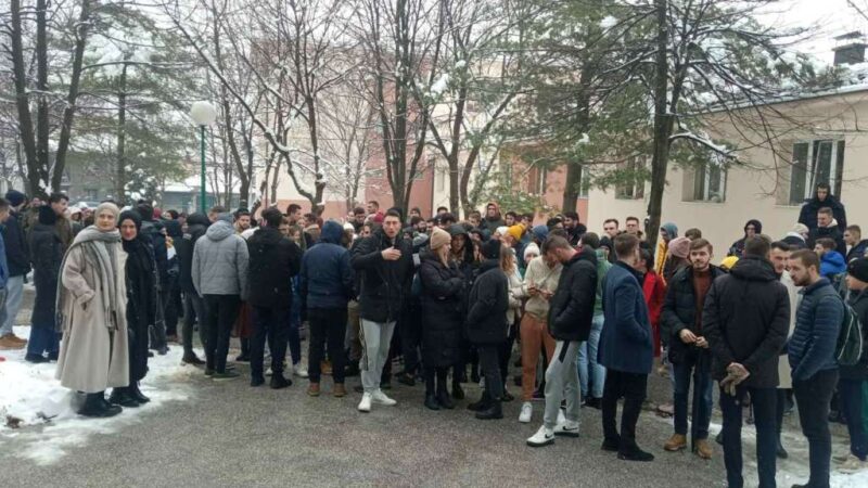 Protesti studenata zbog loših uslova u studentskim domovima u Sarajevu