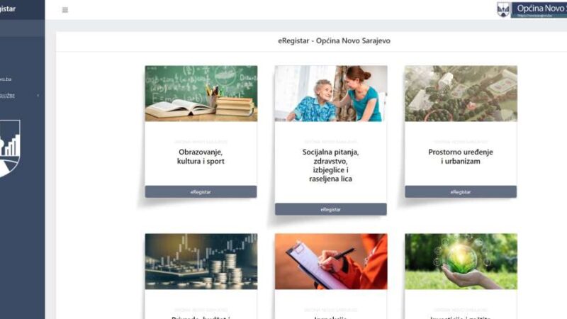 Općina Novo Sarajevo uvela E-registar: Sve informacije za građane na jednom mjestu