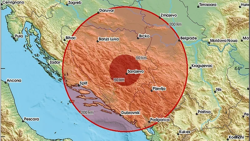 Još jedan zemljotres zatresao Sarajevo