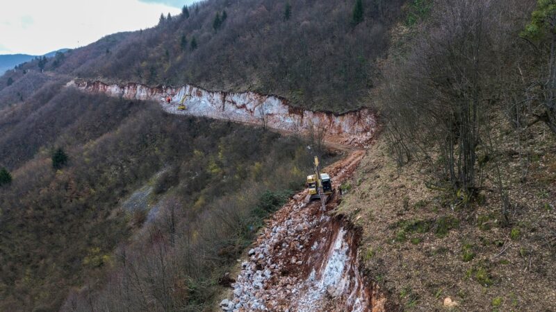 Na igmanskom ratnom putu gradi se dionica saobraćajnice od tri kilometra