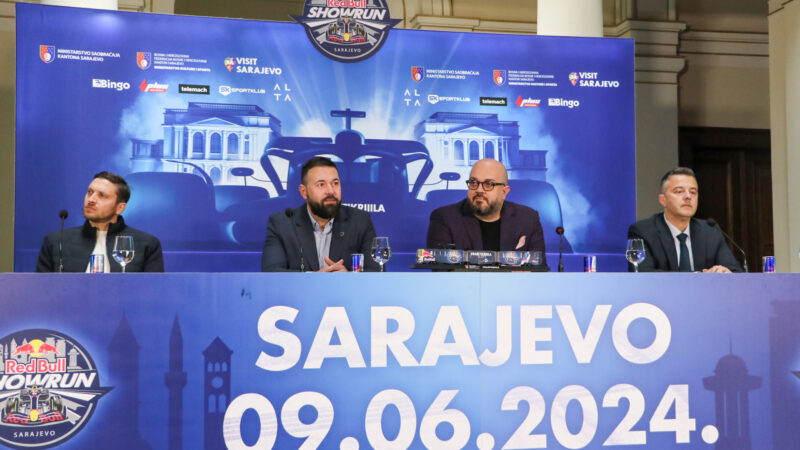 Red Bull Showrun u junu stiže u Sarajevo, bolid Formule 1 će voziti glavnim gradom BiH