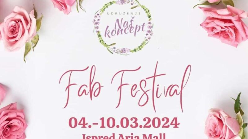 Fab Festival raznolikost unikata od 4. do 10. marta u Sarajevu