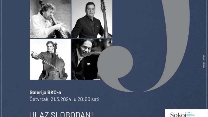 Koncert kvarteta kontrabasa u BKC-u 21. marta