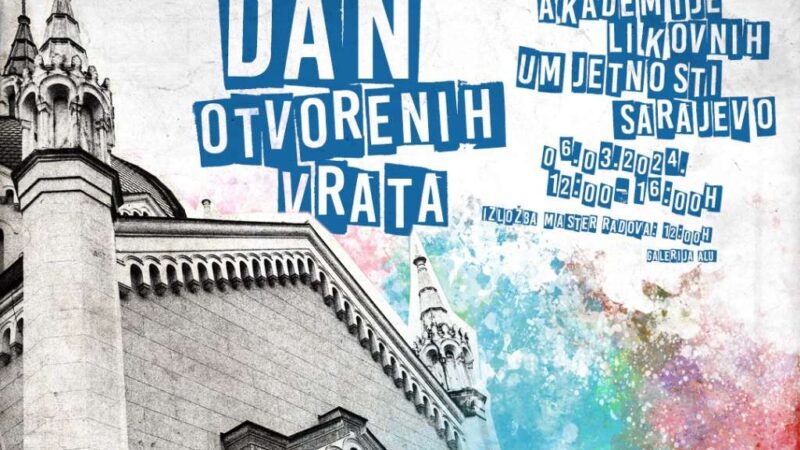 Dani otvorenih vrata Akademije likovnih umjetnosti od 6. do 8. marta