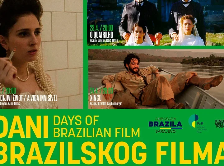 U ponedjeljak počinju Dani brazilskog filma u kinu Meeting Point, ulaz besplatan
