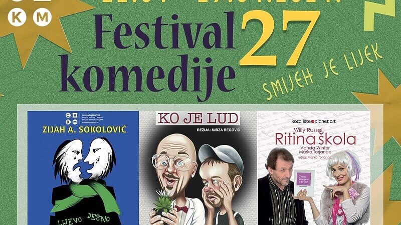 Festival komedije “Smijeh je lijek” donosi bogat i zabavan program