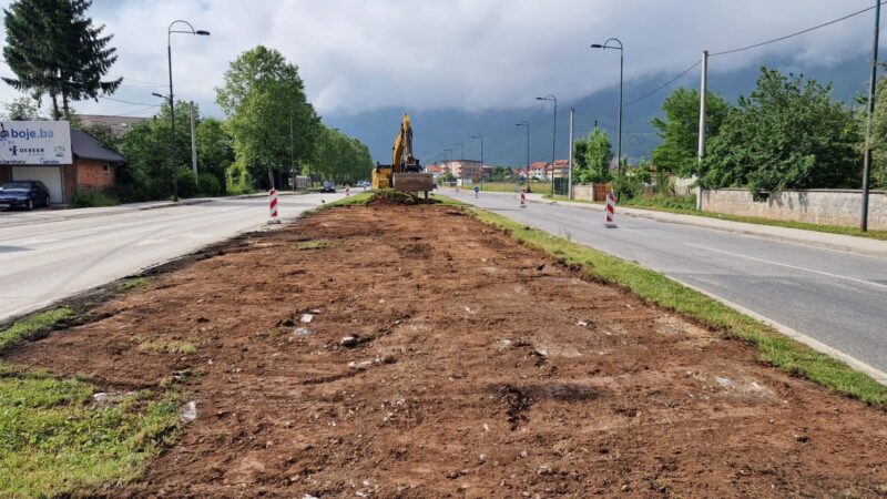 Počeli radovi na drugoj dionici buduće tramvajske pruge od Ilidže do Hrasnice