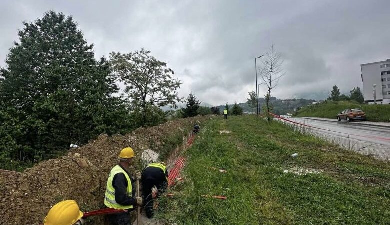 Od Jezera do Šipa položeni elektrovučni kablovi za trolejbusku mrežu