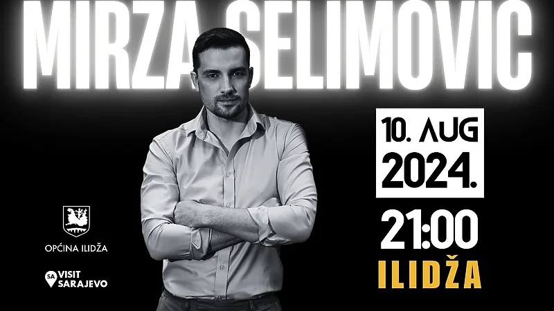 Mirza Selimović najavio koncert na Ilidži 10. augusta