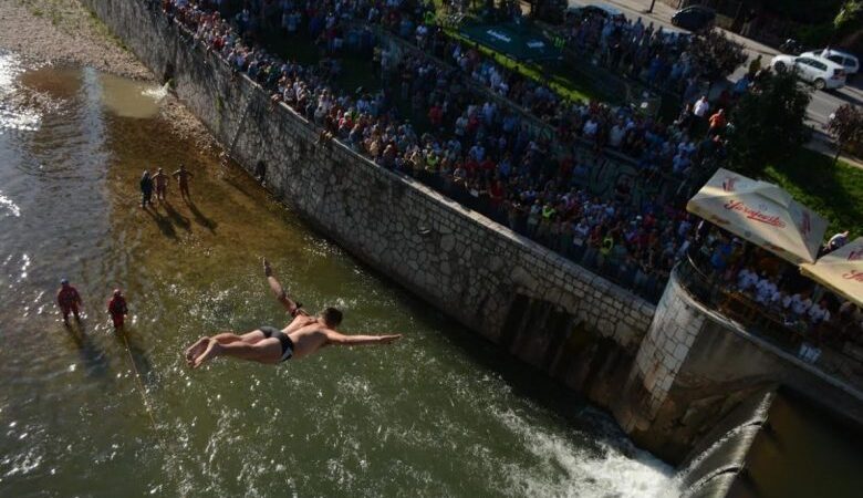 Takmičenje u skokovima u vodu “Bentbaša Cliff Diving” 4. avgusta u Sarajevu