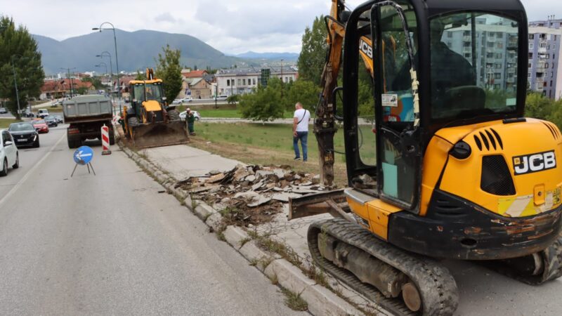 Počeli radovi na obnovi saobraćajnice u Olimpijskoj ulici