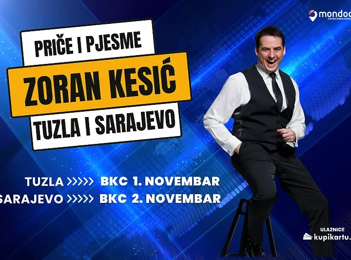 Zoran Kesić u novembru u Tuzli i Sarajevu